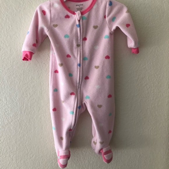 baby girl one piece pajamas